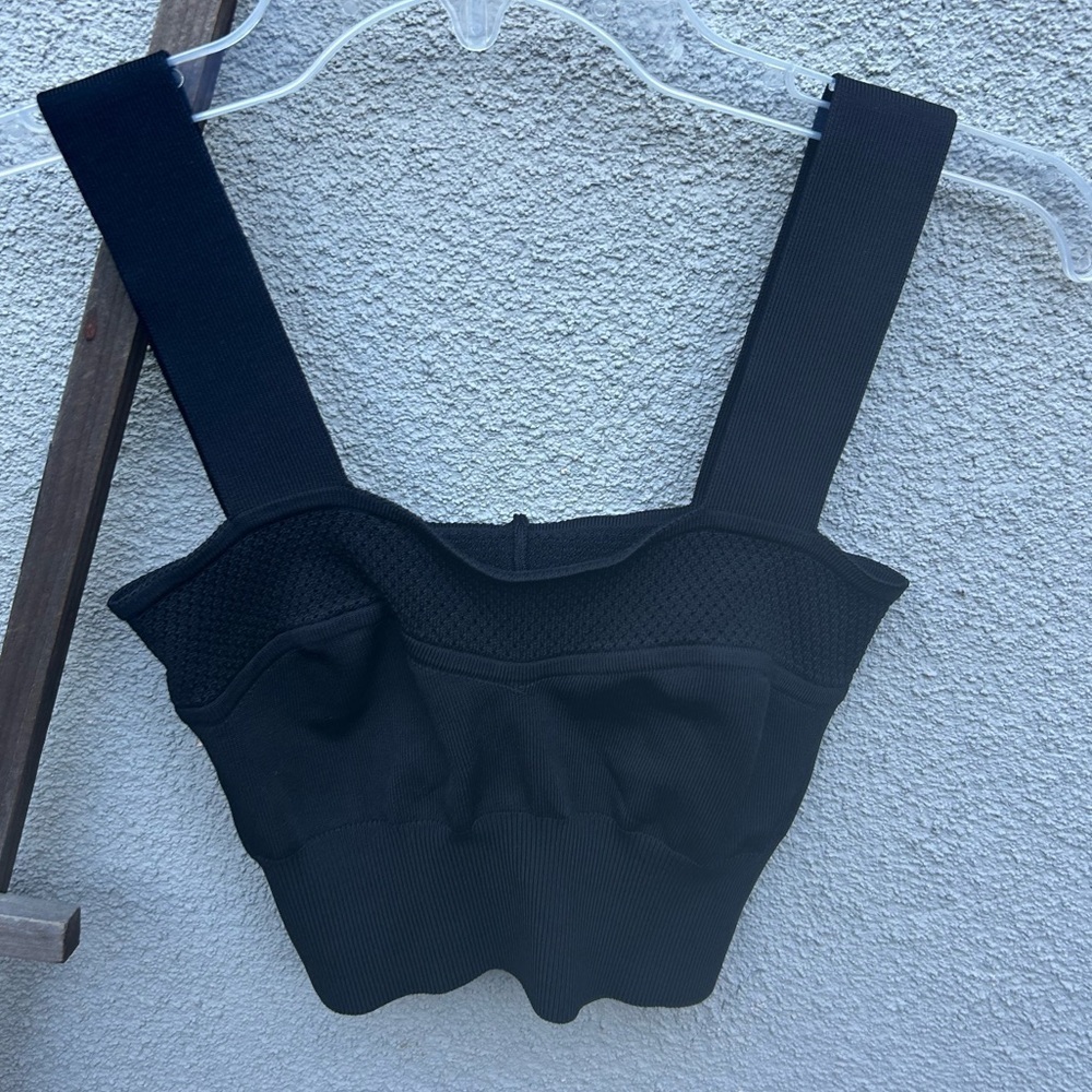 Fleur Du Mal Knit Bra Top Black - Picture 4 of 8